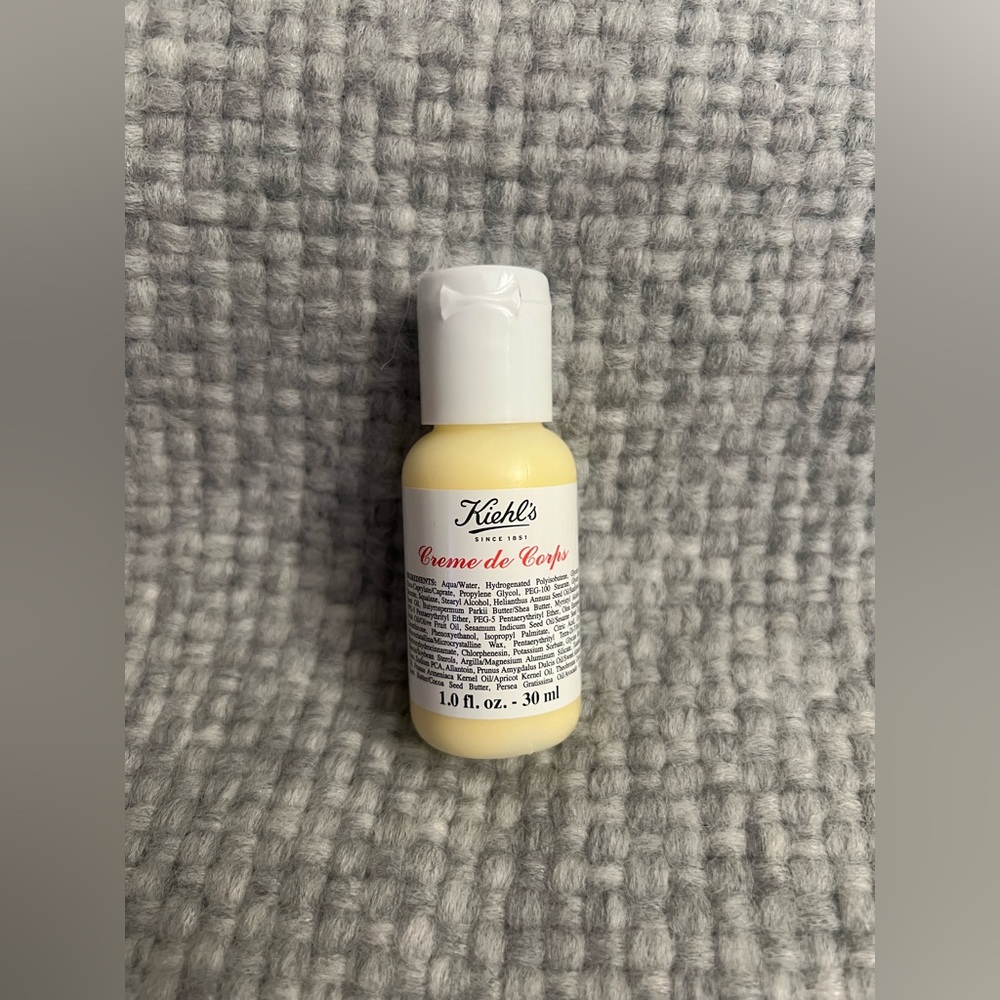 Kiehl’s Cream de Corps (1floz) travel lotion
